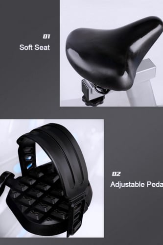 دراجة تمارين هوائية ثابتة احمر Spinning Bike Red