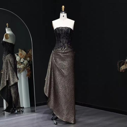 فستان سهره انيق بصدر كورسيه مدمج مع برا واطوال مختلفه