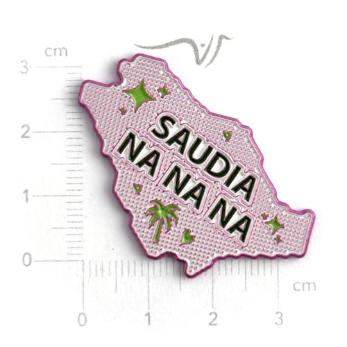 استيكر معدن سعودي نا نا