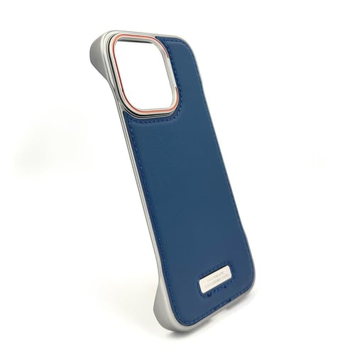 كفر جلد كحلي مطرز