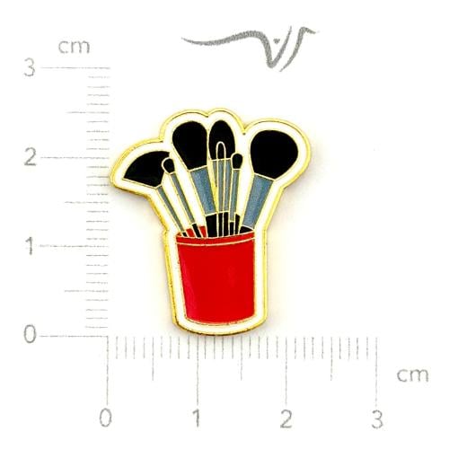 استيكر معدن فرش مكياج