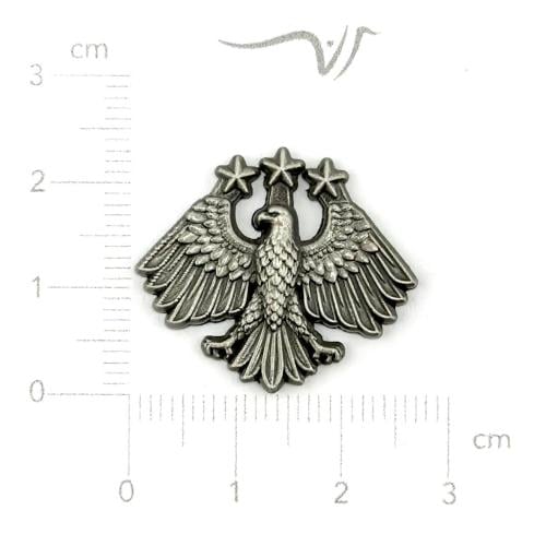 استيكر حديد صقر فضي