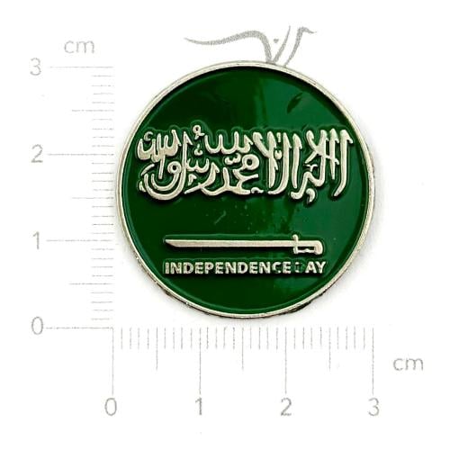 استيكر حديد يوم التأسيس دائري