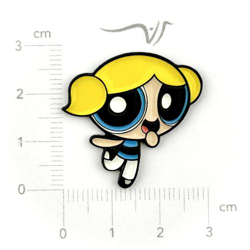 استيكر معدن بنت كرتون