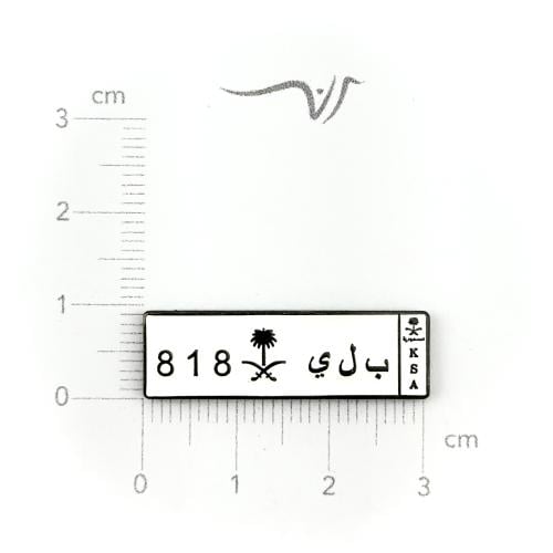 استكر معدن لوحة بلي 818