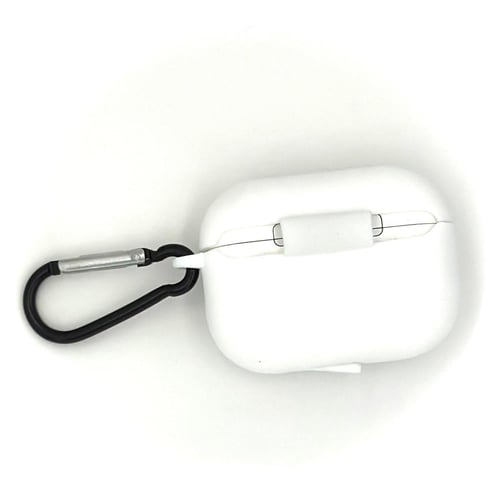 غلاف ايربودز سيليكون أبيض