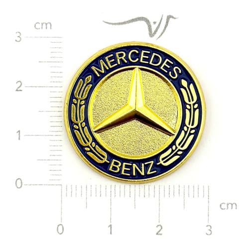 استيكر حديد مرسيدس ذهبي