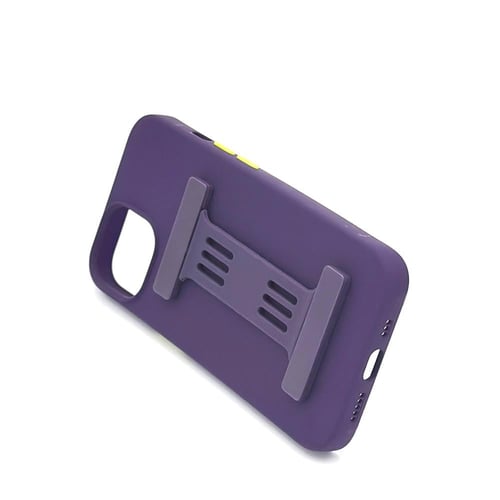 غلاف بنفسجي مع مسكة مغناطيسية