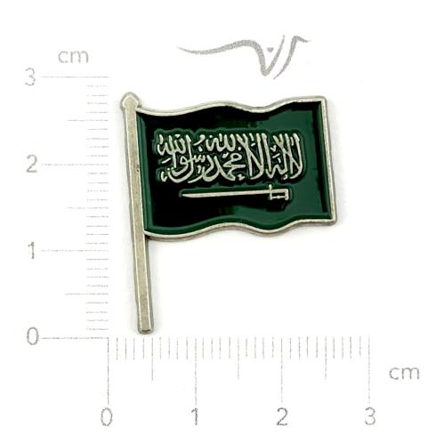 استيكر معدن العلم السعودي