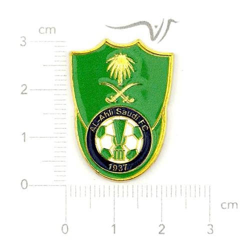 استيكر حديد شعار الأهلي إطار ذهبي