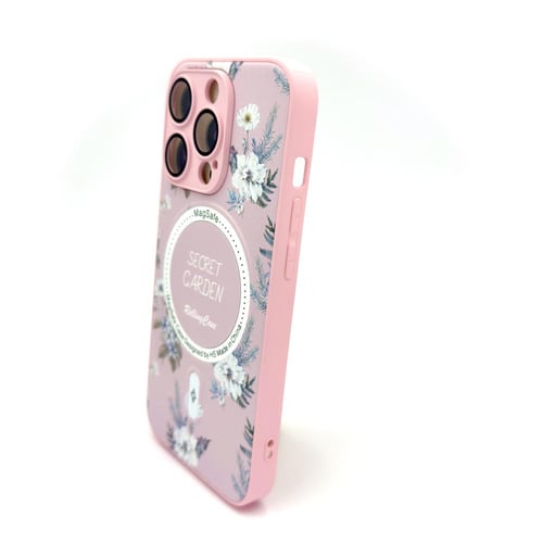 غلاف بنكي مع الورد وحماية الكاميرات