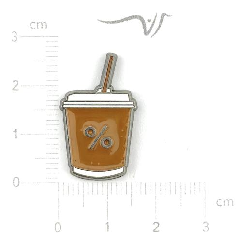 استيكر معدن قهوه %