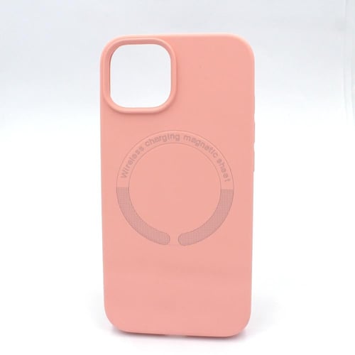 غلاف سليكون زهري