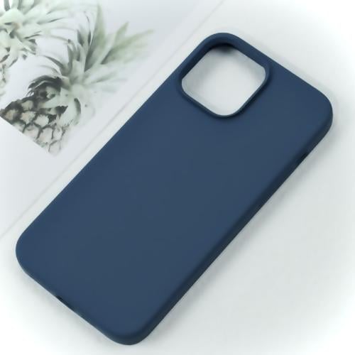 غلاف سليكون أزرق غامق