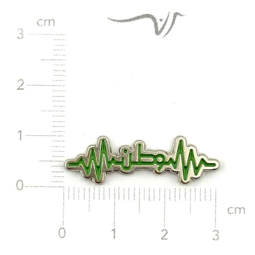 استيكر حديد وطن أخضر