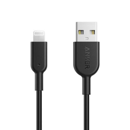 انكر كيبل شحن USB-A إلى لايتننج 0.9متر أسود