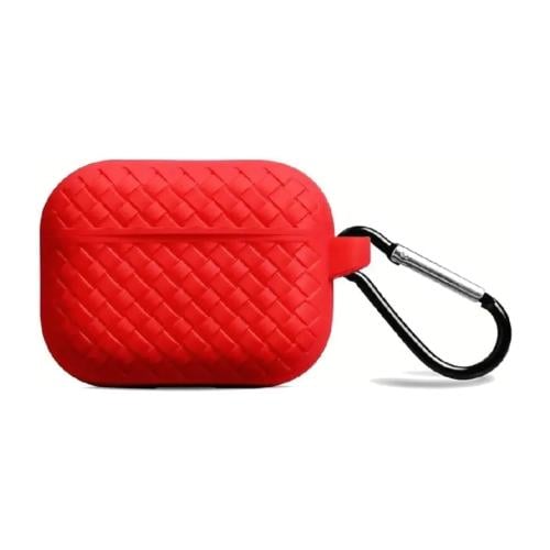 غلاف ايربودز سيليكون أحمر