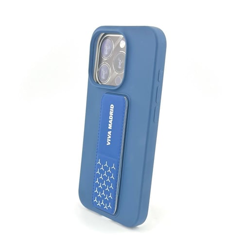 كفر ايفون أزرق مع مسكة