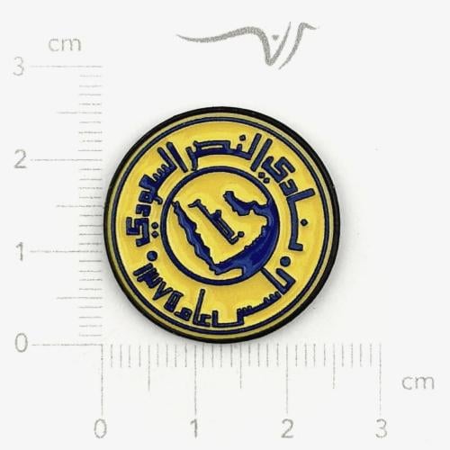 استيكر معدن النصر دائري