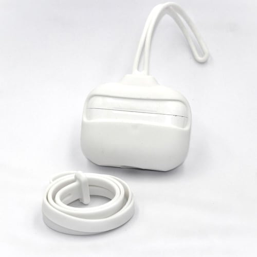 غلاف سماعة ابيض سليكون
