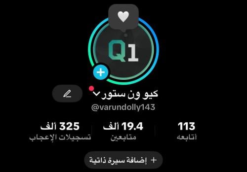 حساب تيك توك 19 الف متابع