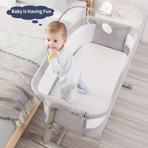 سرير أطفال جانبي فاخر متعدد الإرتفاعات NEXT TO ME