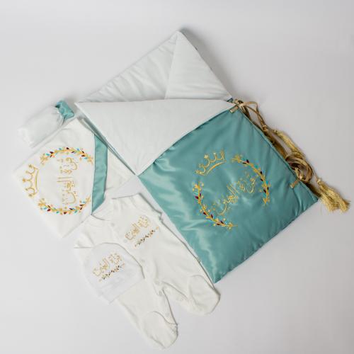 طقم استقبال 4 قطع مطرّز موديل A102