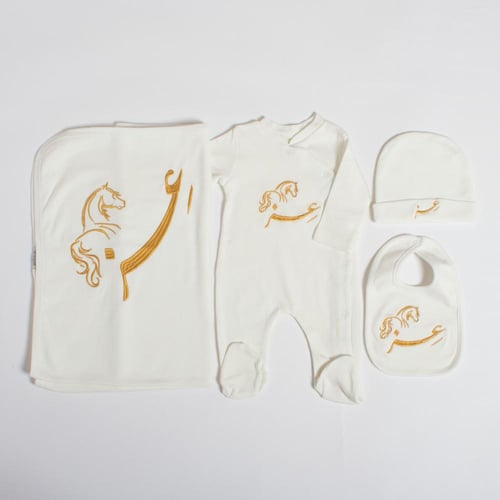 طقم استقبال مميز 4 قطع مطرّز