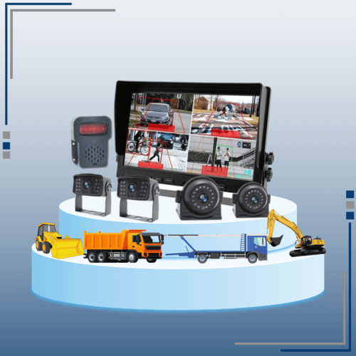 كاميرات للقلابات والبوكلينات مع حساس BOOLSEE MDVR