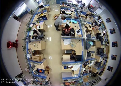 كاميرا بانورامية 1.3 ميجا بكسل