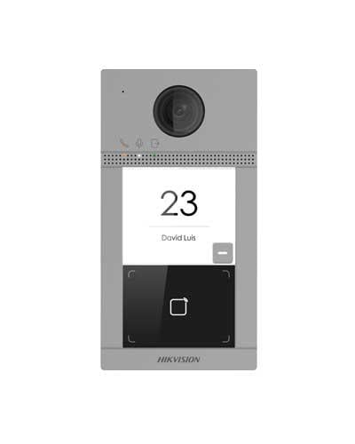 اظافة جرس باب انتركوم خارجي IP ds-kv8213-wme1