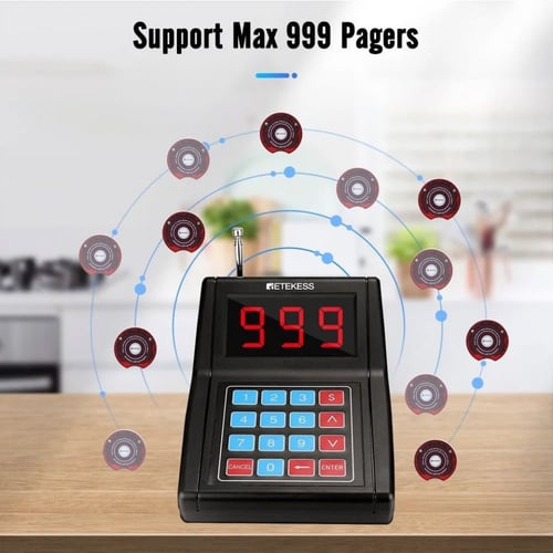 جهاز البيجر للمطاعم والكافيهات 30 قطعة