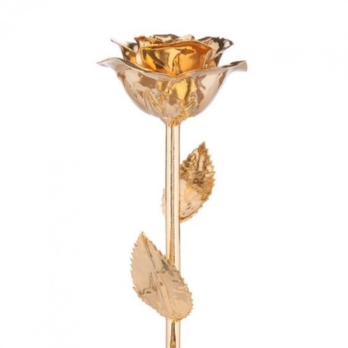 الوردة المطليه ذهب عيار 24 النوع الثقيل ماركة MK