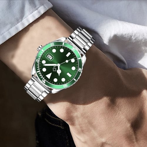 ساعة فضة مطلي رويالز الذكية شبيهة الرولكس