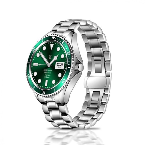 ساعة فضة مطلي رويالز الذكية شبيهة الرولكس