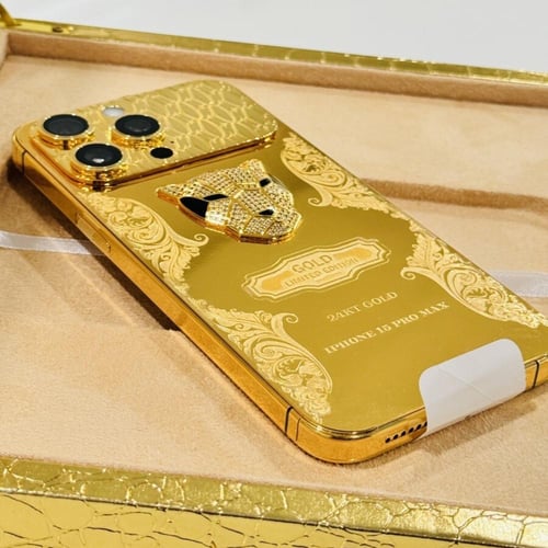 آيفون مطلي بالذهب 17 برو/برو MAX عيار 24