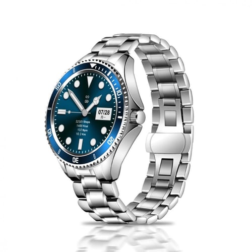 ساعة فضة مطلي رويالز الذكية شبيهة الرولكس