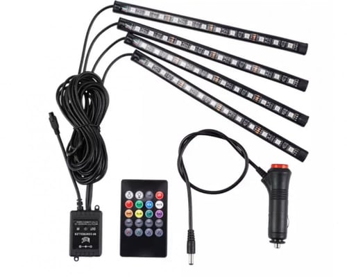 اضاءة داخلية ليد متعددة الانوار تسمى اضاءة مرسيدس