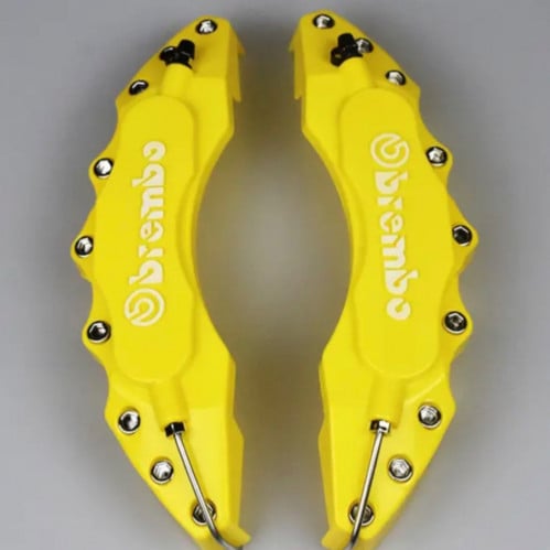 عاكس كفرات كليبرات اللون الاصفر العدد 2