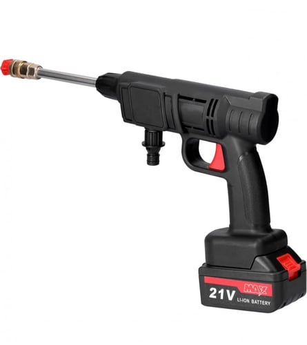 مكينة غسيل ضغط عالي يدويه للسيارة عبر شاحن 21 فولت