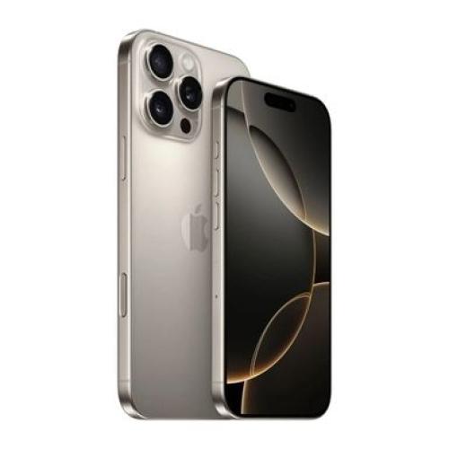 iPhone 16 PRO 128 تيتانيوم طبيعي + بكج حماية + راس...