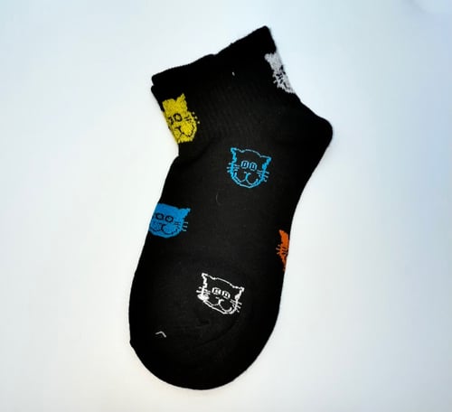 جوارب ملونه برسوم قطة10زوج