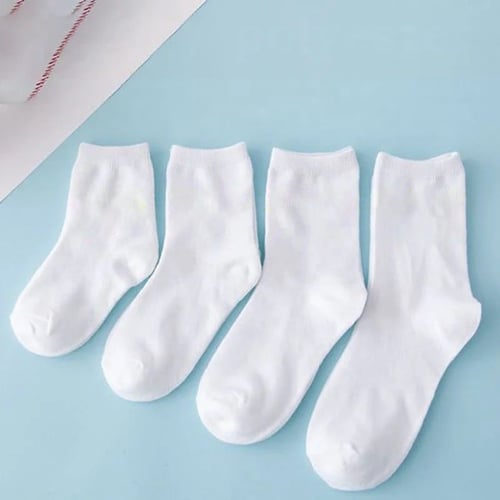 جوارب اطفال قطن طويل 10 ازواج