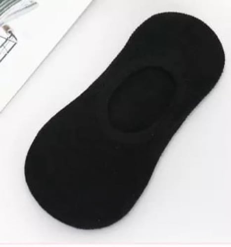 جوارب غير مرئية بلون موحد 6زوج