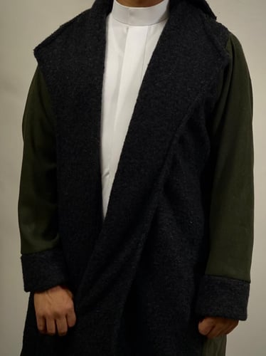 فروة صوف للجنسين بدون بطانة داخلية