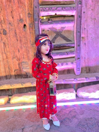 شالكي رمضان فساتين بناتي 1 حبه