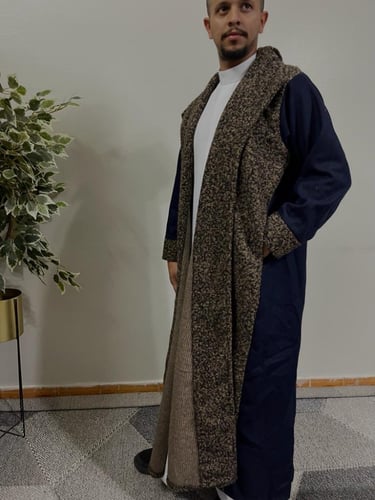 فروة صوف للجنسين بدون بطانة داخلية