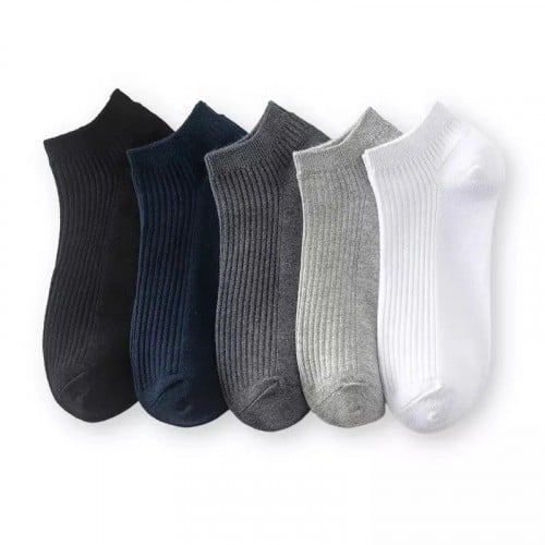 جوارب قطن مخطط 10 زوج