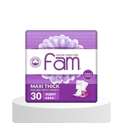 فوط نسائية مضغوطة حجم كبير من فام بلاس