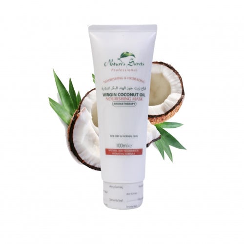 قناع زيت جوز الهند البكر للبشرة